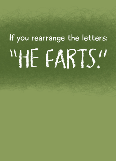 He Farts Funny Ecard Cover