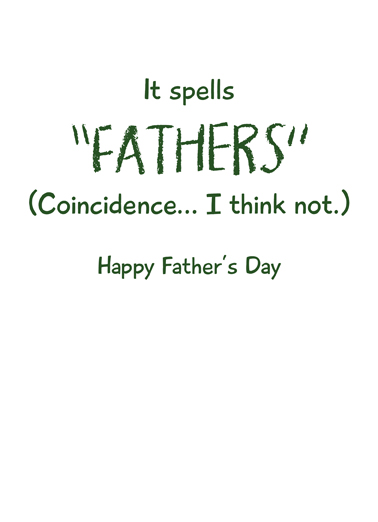 He Farts Father's Day Ecard Inside