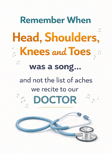 Head Shoulders Toes Aging Ecard Cover