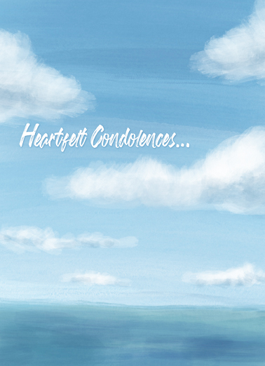 Heartfelt Condolences Sympathy Ecard Cover