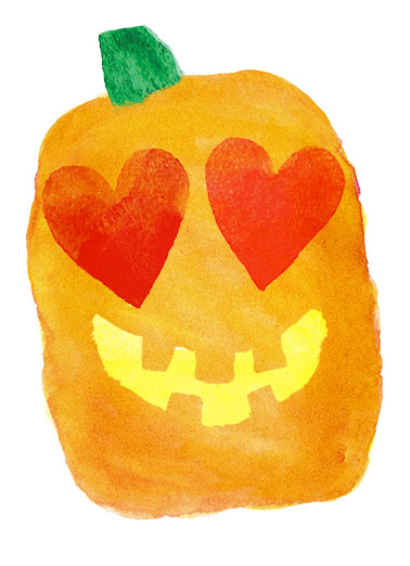 Heartfelt Halloween 5x7 greeting Card Cover