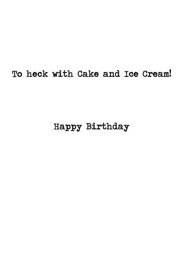 Heck With Birthday Ecard Inside