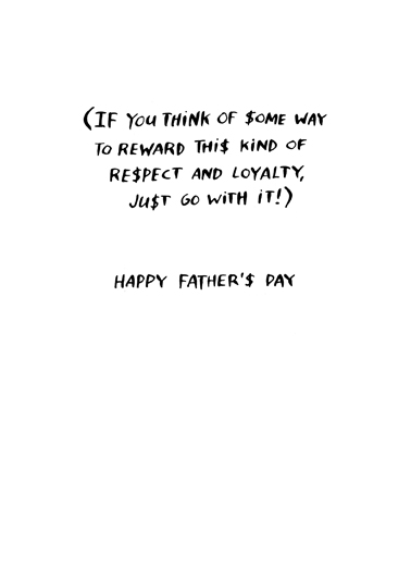 Hey Dad For Dad Card Inside