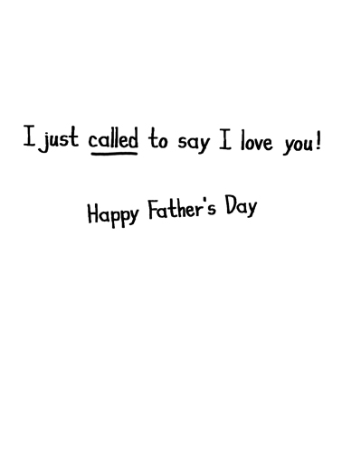 Hey Grandpa Father's Day Ecard Inside