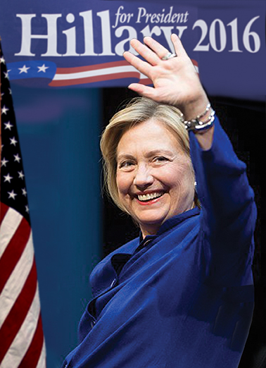 Hillary 2016 any Category Ecard Cover