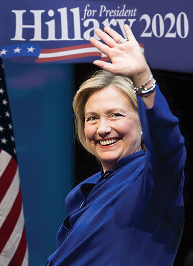 Hillary 2020 5x7 greeting Card Cover