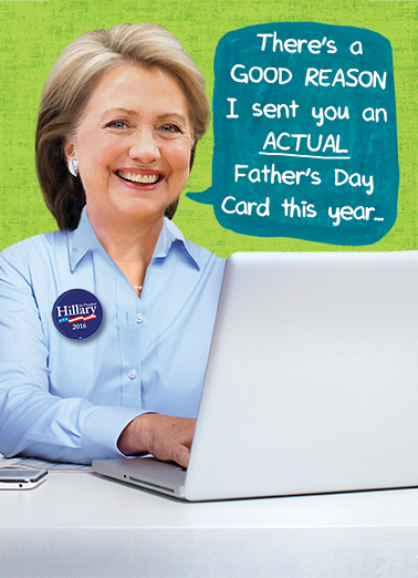 Hillary FD Emails Father's Day Ecard Cover