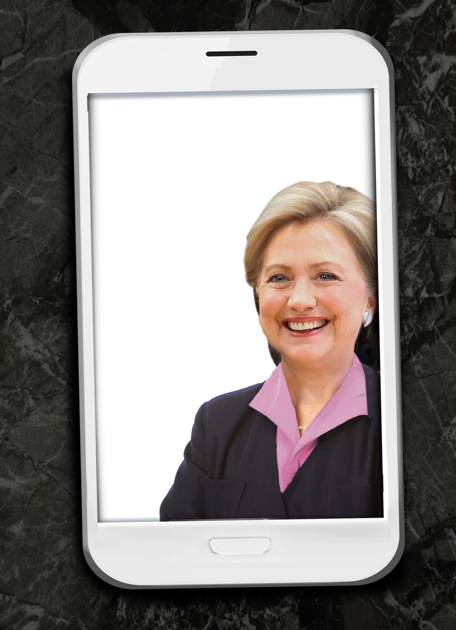 Hillary Selfie  Ecard Cover