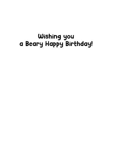 Hold My Bear Funny Animals Ecard Inside