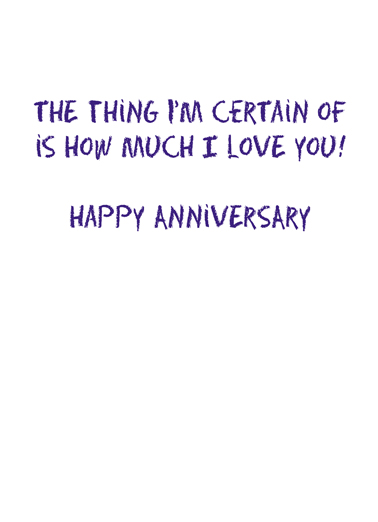 Holding Hands Anni Anniversary Card Inside