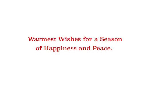 Holiday Beach cf Christmas Card Inside