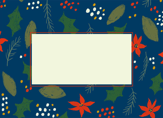 Holiday Border  Card Cover