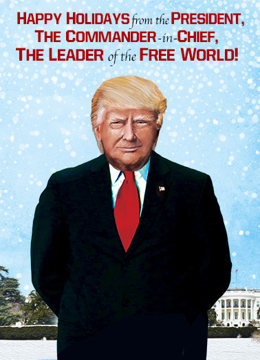 Holiday Commander Christmas Ecard Cover