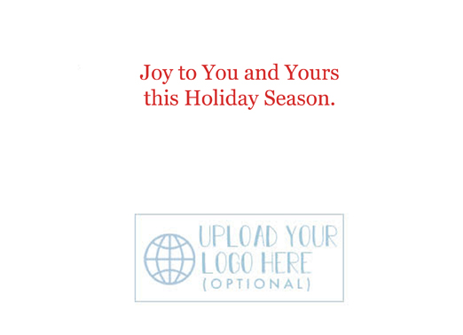 Holiday Joy Christmas Ecard Inside