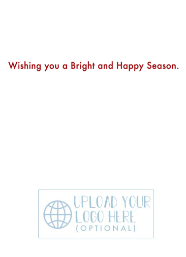 Holiday Lamp  Card Inside