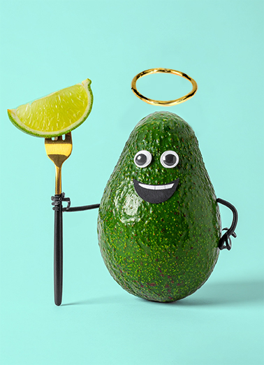 Holy Guacamole Humorous Card Cover