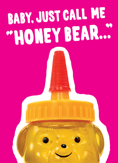 Honey Bear Valentine's Day Ecard Cover