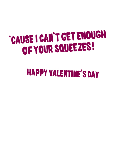 Honey Bear Valentine's Day Ecard Inside