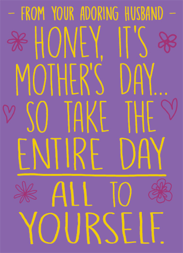 Honey Mother's Day Mother's Day Ecard Cover