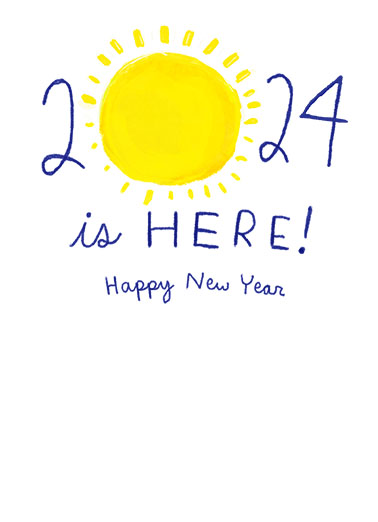Hope Always New Year's Card Inside
