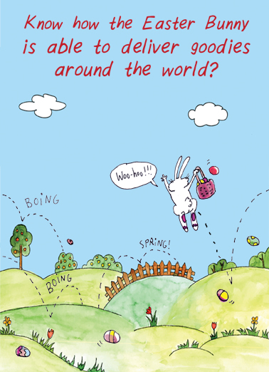 Hopped Up Easter Ecard Cover