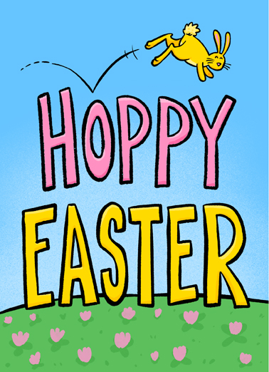 Hoppy Easter For Anyone Ecard Cover