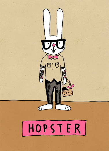 Hopster Easter Card Cover