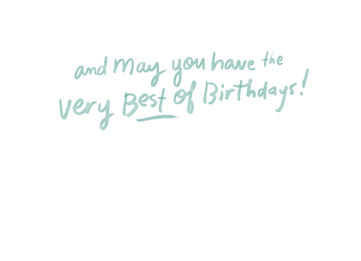 Horizontal Watercolor Tree  Card Inside