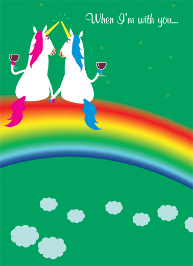 Hornies 5x7 greeting Card Cover