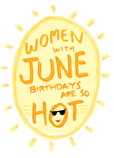 Hot Women June  Ecard Cover