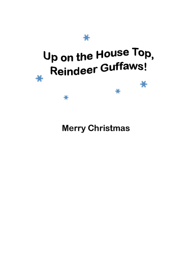 House Top 5x7 greeting Ecard Inside