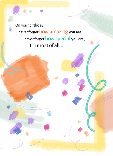 How Loved Birthday Ecard Cover