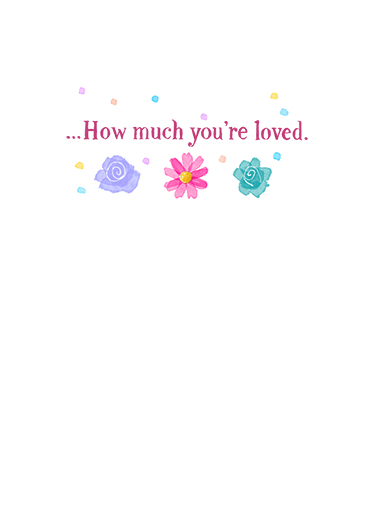 How Much You're Loved VAL Valentine's Day Ecard Inside