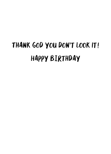 How Old Cat Birthday Ecard Inside