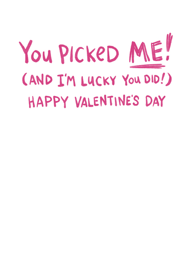 How Weird I Am Valentine's Day Card Inside