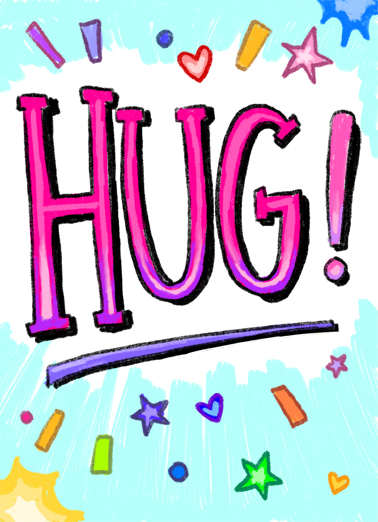 Hug From Me BTS Back to School Ecard Cover