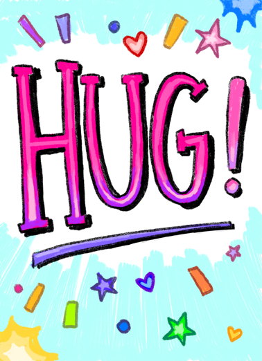 Hug From Me BTS  Ecard Cover