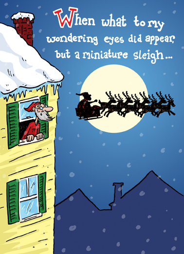 Huge Rear Christmas Card Cover