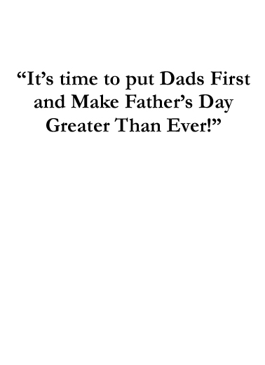 Huge Wishes FD For Dad Card Inside