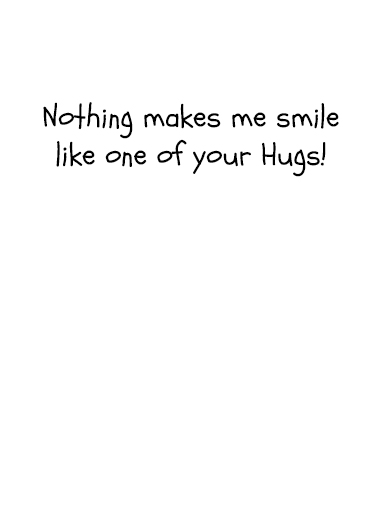 Hugging Emojis Miss You Card Inside