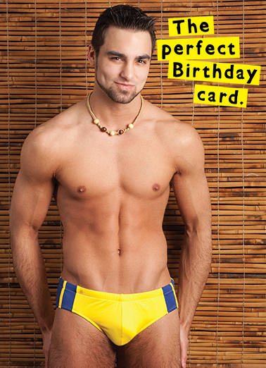 Hunk Swimsuit  Ecard Cover