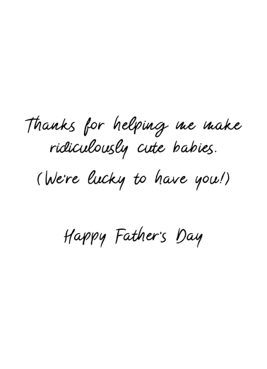 Husband Attached Photo FD Father's Day Ecard Inside