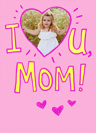 I Heart Mom Md - Funny Add Your Photo Card to personalize and send.