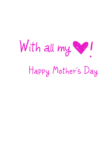 I Heart U md Mother's Day Ecard Inside