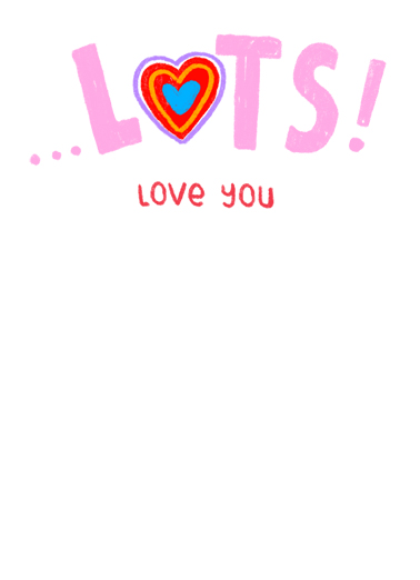 I Miss You LOVE Cartoons Card Inside