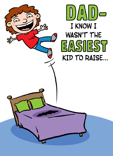 I Wasn't Easiest From Daughter Card Cover