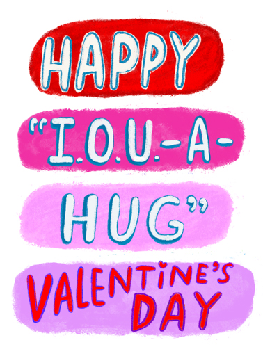 IOU Valentine Valentine's Day Ecard Cover