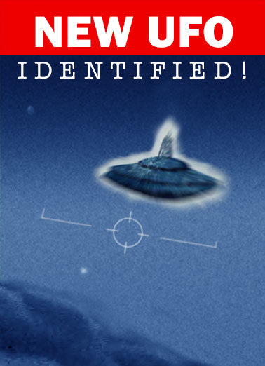 Identified UFO Bernie Sanders Ecard Cover