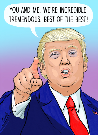 Impeached President Donald Trump Ecard Cover