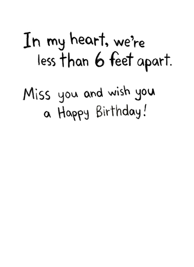 In My Heart BDAY Birthday Ecard Inside